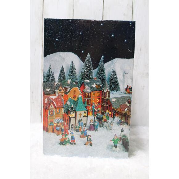 Holiday Expressions Dickens Collectables Porcelain Lighted Tavern House W/ Box - Picture 2 of 5